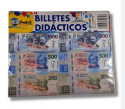 billetes didácticos Novedactic