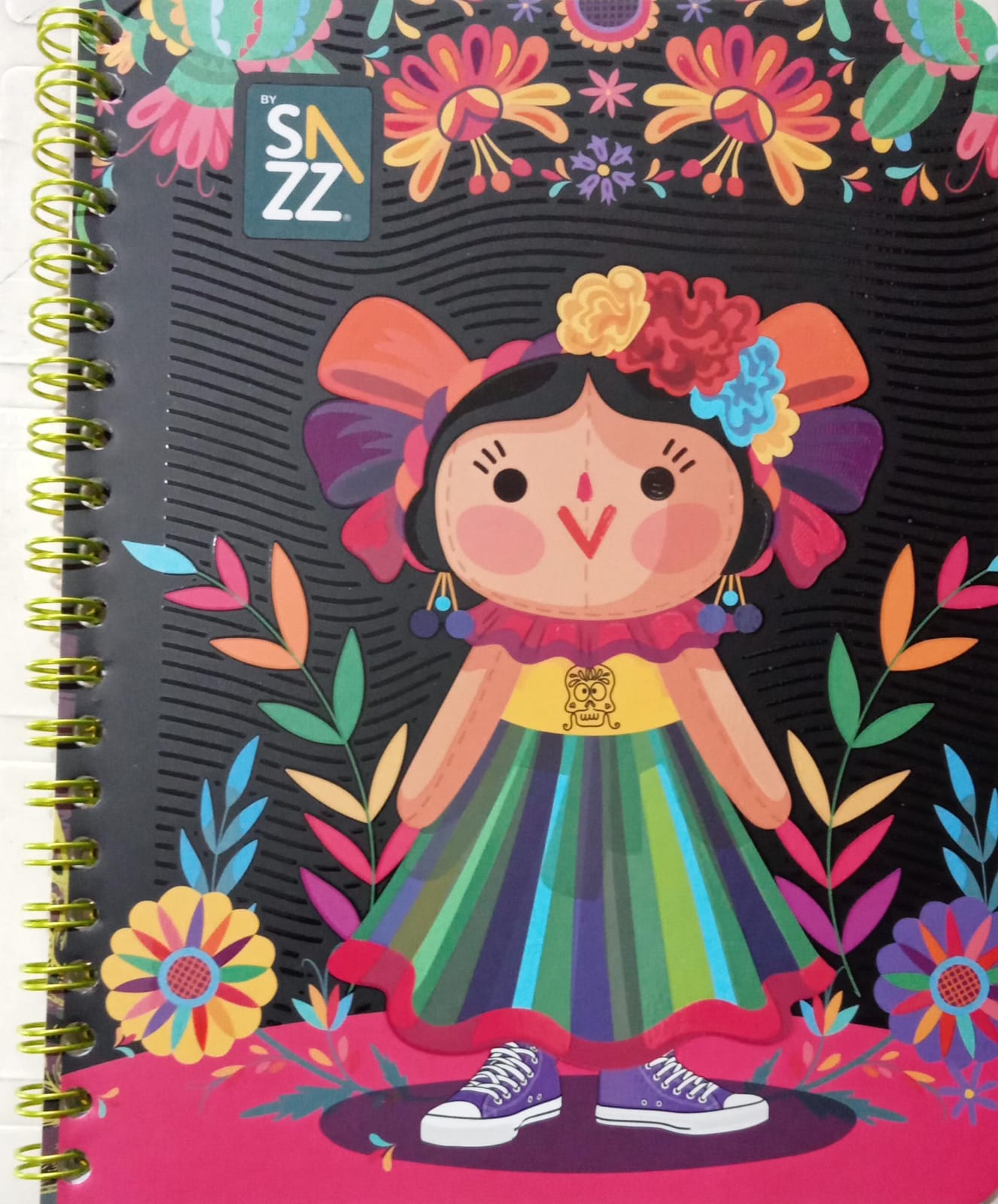 Cuaderno profesional raya 100 hojas BY SAZZ GUEY