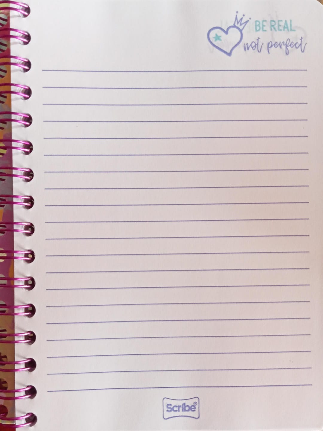 Cuaderno doble aro raya 100 hojas SCRIBE INCOLORS
