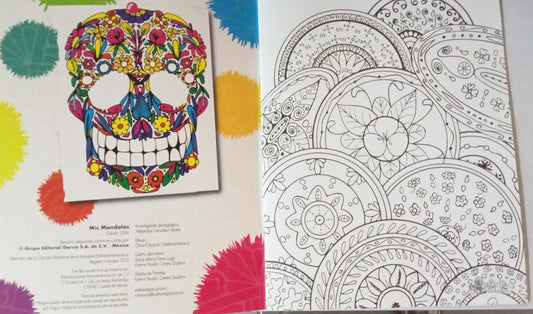 Mandalas para colorear mexico editorial infantil garcia