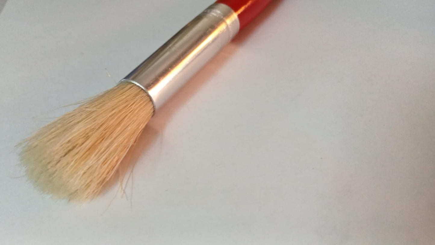 Pincel punta redonda grande mago de madera  RODART