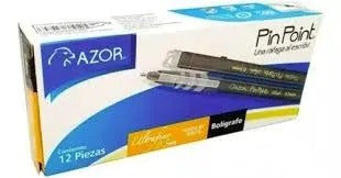 Boligrafo punta ultra fina tinta negra Pin Point C/12