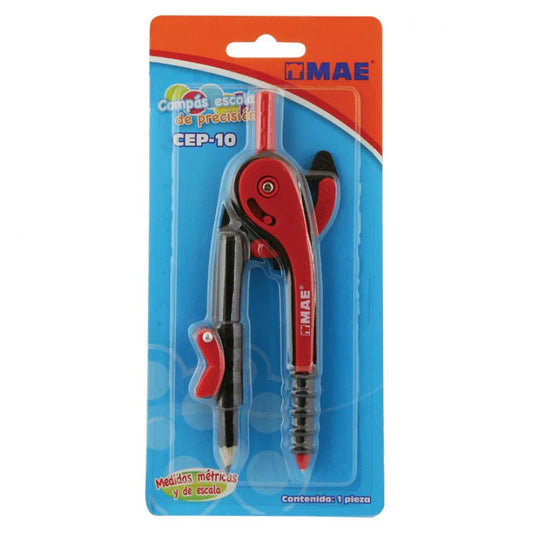 1 compás escolar de precision CEP-10 MAE