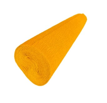 1 pliego de papel crepe pingüino, amarillo huevo
