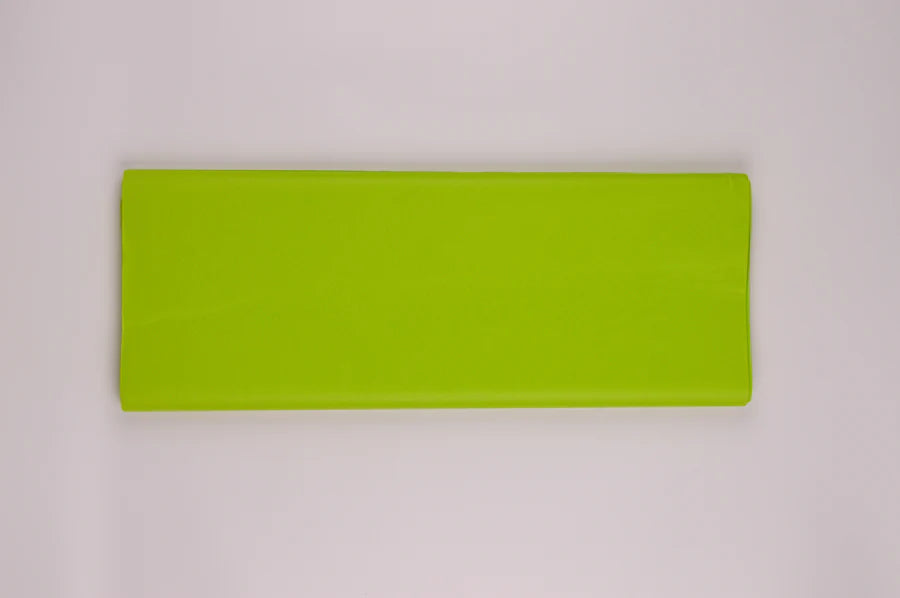 1 pliego de papel china verde manzana