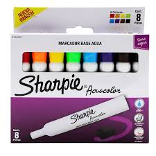 Marcadores Base Agua C/8 Sharpie