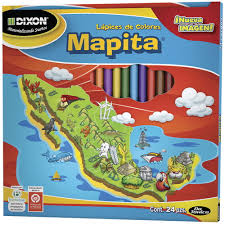 Colores Largos C/24 Mapita