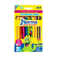 Colores punta de 4 mm Norma C/28