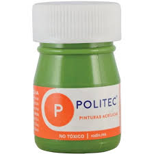 Pintura politec verde hoja rodin 328