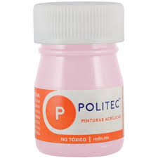 Pintura acrilica politec rosa pastel rodin 326