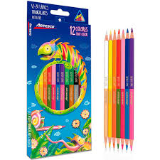 Colores C/12-24 Triangulares Artesco
