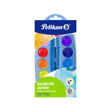 Acuarela junior pelikan con 12 pastillas + 1 pincel
