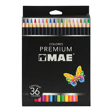 Colores Redondos C/36 Premium Mae