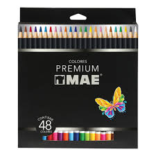 Colores Redondos C/48 Premium Mae