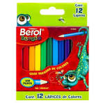 Colores cortos de forma redonda  C/12 Berol
