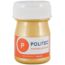 Pintura acrilica politec metalica oro 700