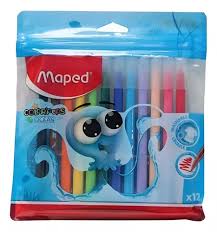 1 paquete de plumines color peps MAPED c/12