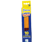 Paq. con 10 lapices duo norma triangular