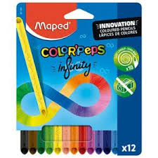 Colores infinitos de 12 piezas MAPED