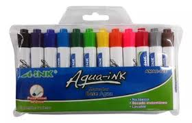 1 paquete de marcadores con 12 piezas A-INK