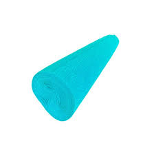 1 pliego de papel crepe pingüino, azul turquesa
