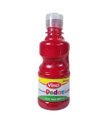 Pintura digital vinci lavable roja 237 ml /6