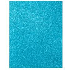 Pliego de foamy diamantado azul cielo 55 x 43 PASCUA