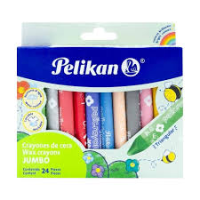 Crayones De Cera Triangulares 24 piezas Pelikan
