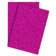 Pliego de foamy diamantado fiusha 55 x 43 PASCUA