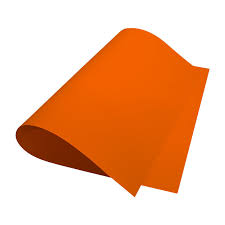 Papel cartulina iris naranja 50-65 EUROCOLOR