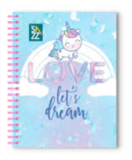 Cuaderno doble aro cuadro grande100 hojas frances SAZZ