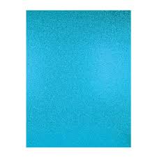 Pliego de foamy diamantado iris azul cielo 55 x 43 PASCUA