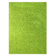 Pliego de foamy diamantado 55 x 43 iris verde limon