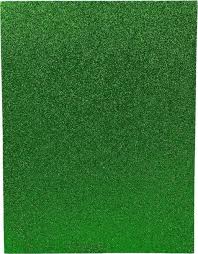 Foamy metalizado t/c verde PASCUA