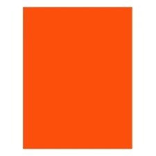 Hoja de color t/c naranja zanahoria /1 pieza EUROCOLORS