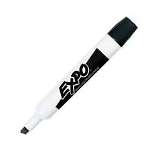 Marcador para pizarron blanco punta cincel negro /1 pieza EXPO