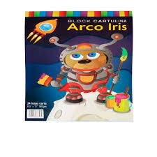 Block cartulina arco iris IMPERIAL