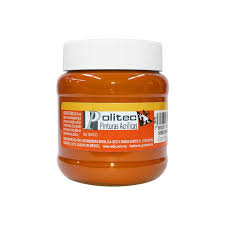 Pintura aril politec 250 ml naranja 308/12