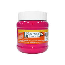 Pintura acril politec 250 ml rosa rodin 321/21