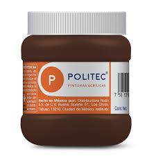 Pintura acril politec 250 ml sombra cafe rodin 304/12