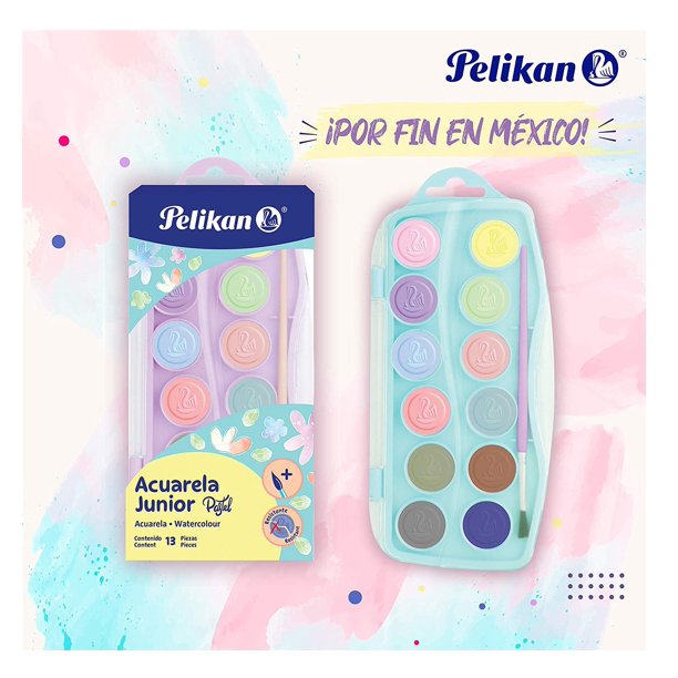 Acuarela Junior Pelikan Colores Pastel 1038625