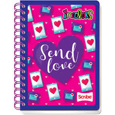 Cuaderno doble aro raya 100 hojas SCRIBE INCOLORS