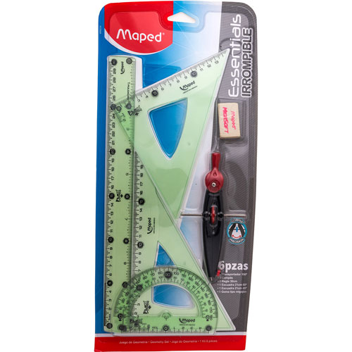 Juego geométrico irrompible de 6 piezas MAPED