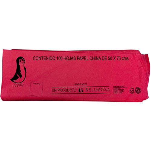 1 Pliego De Papel China rojo Bandera