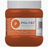 Pintura acril politec 250 ml terracota rodin 340