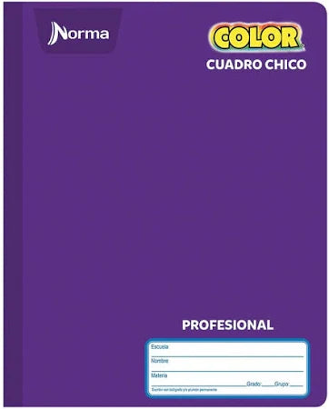 Cuaderno Norma Color 360 Cosido College 100 Hojas Cuadro Chico (C5)