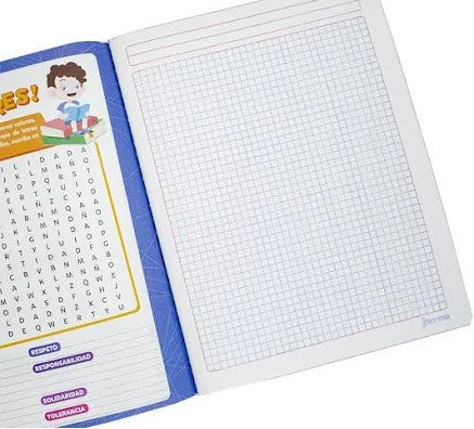 Cuaderno Norma Color 360 Cosido College 100 Hojas Cuadro Chico (C5)