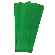 1 pliego de papel crepe pingüino, verde bandera